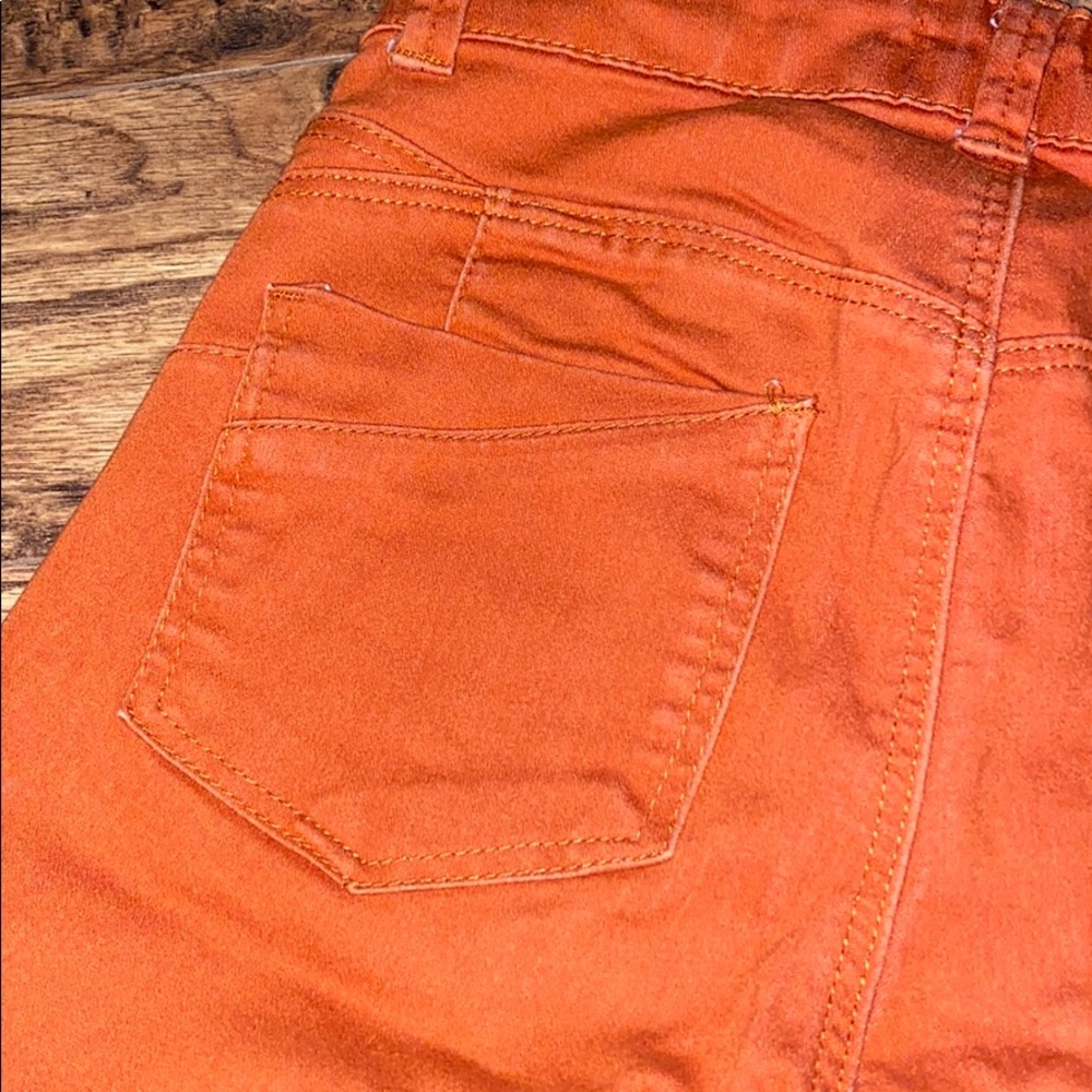 Orange jeans